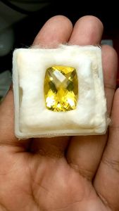 NATURAL BATU MULIA CITRINE CEKERBOARD JUMBO