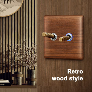 KAMANIN Modern home light luxury series Wood grain pure copper material 1/2/3/4 Gang plug socket wall switch plug socket 3 pin modern home light switch 13A Universal socket Computer  Telephone TV Socket BG - Lazada