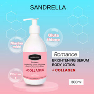 Sandrella whitening body lotion - brightening serum body lotion+ collagen - body lotion - LOTION BADAN Cerianti Lynn Design