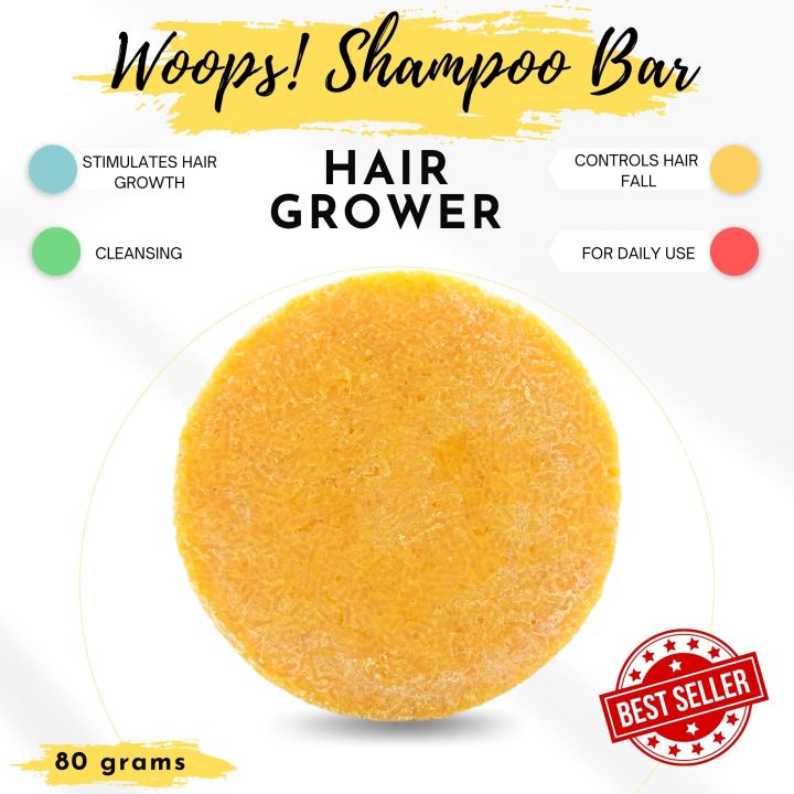 Woops! Shampoo Bar (Hair Grower) 80grams | Lazada PH