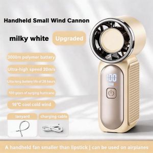 2026 NEW Kipas mini 6000mAh Portable Mini Handheld Fan 3.5 Inch High Speed Personal Turbo Strong Wind Outdoor Travel Fan