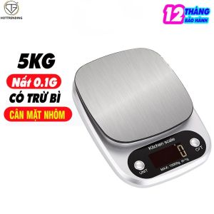 Cân Tiểu Ly Điện Tử Nhà Bếp 1g-10kg Độ Chính Xác Cao Chất Liệu Hợp Kim Thép Bền Bỉ
