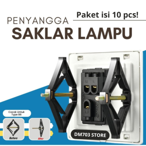 Penyangga Baut Mur Perbaikan Dudukan Saklar Socket Bottom Box Cassette