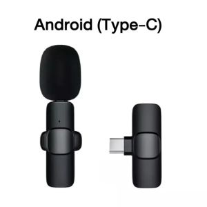 K9 Wireless Lapel Microphone Lavalier Mic YouTubeFacebookTikTok Live Stream for Android Phone iPhone