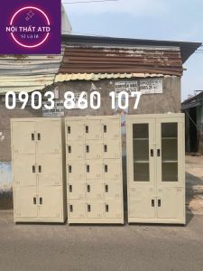 Tủ hồ sơ kính đựng tài liệu văn phòng- tủ locker sắt có khóa nhiều ngăn đồng nai bình dương tphcm