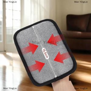 [COD] Man YingLie Static Pet Hair Removal Gloves Reusable Electrostatic Cat Dog Hair Remover Grooming Gloves Brush Tool For Couch Carpet Car Seat