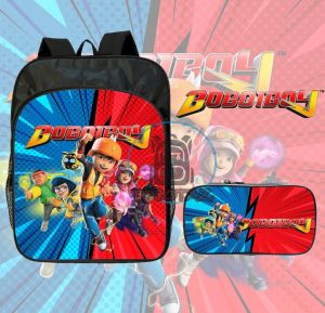 Tocotaz Tas sekolah Anak Murah Boboiboy Terbaru Bonus Tempat Pensil untuk TK Dan SD