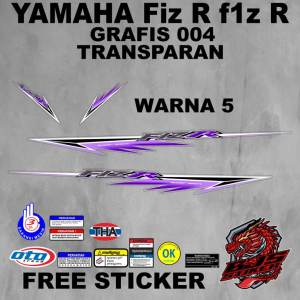 stiker striping transparan YAMAHA F1Z R FIZ R YAMAHA fizr grafis 004