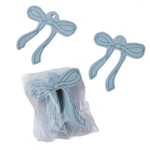 Pack Of 50 Handmade Line Art Bows Gift Labels for Gift Box Decorative Bowknot Accessories for Flowers and Cards Use