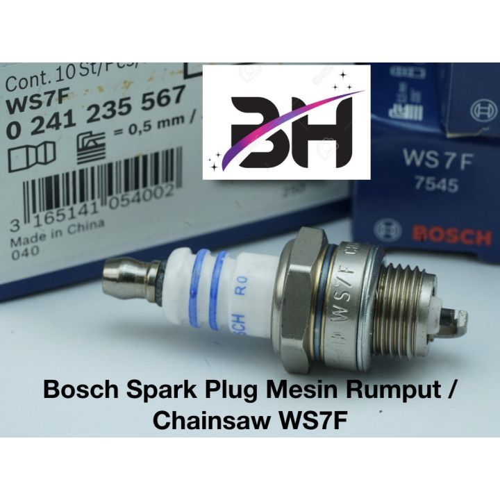Bosch Spark Plug Mesin Rumput Chainsaw WS7F Lazada