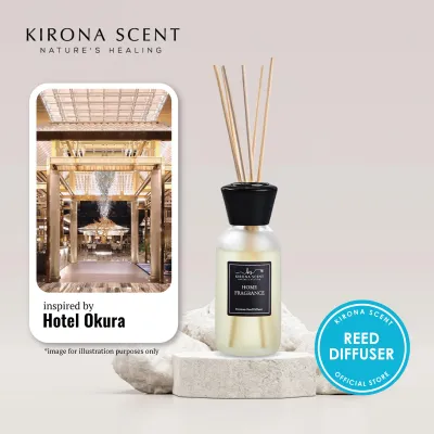 [KIRONA SCENT] Jewel Changi Inspired Reed Diffuser | Spa White 110ml | Luxury Hotel Mall Fragrances