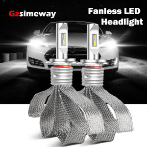 2 Chiếc Đèn Pha LED H1 H7 30000LM Chip CSP H4 H11 H8 9005 HB3 9006 9012 Bóng Đèn Ô Tô 130W 4300K 6000K 3000K Đèn Xe Hơi Đèn Sương Mù Turbo
