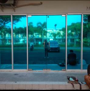 Kaca Film buat rumah dan mobil One way riben hitam Stiker Kaca silver hitam Silver Gold Silver Green Silver Blue