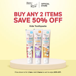 BZU BZU Kids Toothpaste | Anticavity | Food Grade Ingredients