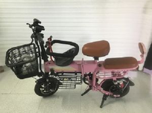 Xe đạp điện Theli gấp gọn màu hồng (xe mới thanh lý cửa hàng không kèm pin)