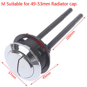 Ginca 1pc Dual Flush Toilet Tank Button Round Square Toilet Push Dual Flush Buttons