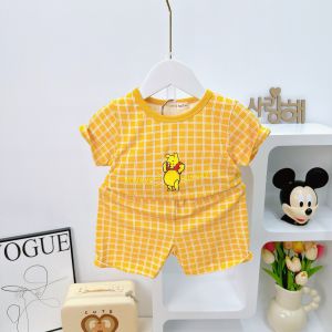 Bộ Quần Áo Trẻ Em Ngắn Tay Vải Thun Lạnh NATUCO Mềm Mát Cho Bé 0-8 Tuổi TN-IN182