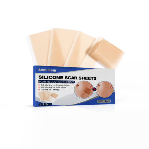 Self-Adhesive Silicone Scar Patch Burn & Scald Scar Repair Smooth Skin Scar Remover Wound Care Protector Waterproof Invisible Scar Sheet Surgical/C-Section Scar Sticker Scar Hypertrophy Reducer