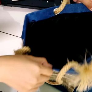 Totebag Denim / Tas Wanita / Tote Bag Anti Air / Tas Hobo / Tas Kuliah / Tas Belanja Denim Tali Sumbu