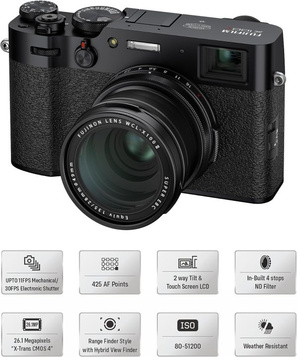 Fujifilm X100V Digital Camera Black Lazada PH