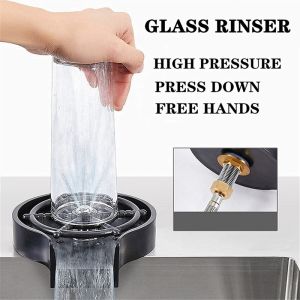 💥🎁Buy 1 Get 4 Gifts🎁💥Washer Bar Glass Rinser Automatic Cup Kitchen Tools & Gadgets Specialty Tools Coffee Pitcher Wash Cup Tool Kitchen
