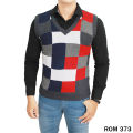 Vest Rompi Rajut - Kombinasi Warna. 