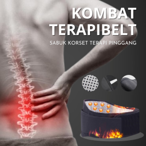 PROMO KORSET TERAPI MAGNETIK BATU TURMALIN KOMBAT PREMIUM SABUK TERAPI PINGGANG