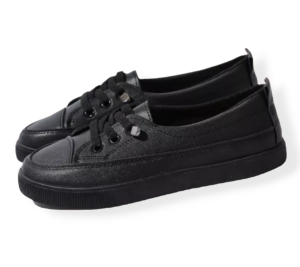 Sepatu Sneakers Kanvas Wanita warna Putih / Beige 229 Sepatukoleksi