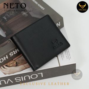 [VALQO] NETO Dompet Pria Kulit Sapi Cowok Kartu Koin Foto