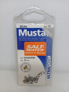Mustad Stainless Steel Beak Fishing Hook 92553NPSS
