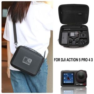 URBAG Portable Shoulder Storage Bag Hard Waterproof Carrying Case Travel Protective Handbag Box for DJI Osmo Action 5 Pro Action 4 3 Action Camera Accessories