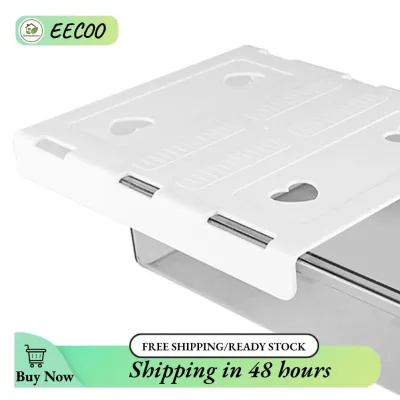EECOO Ngăn kéo dưới bàn Tự dính Không gây hư hại khi lắp đặt với thiết kế giấu kín tiết kiệm không gian Lưu trữ dung lượng lớn Chất liệu bền cho Văn phòng phẩm tại nhà trường học (Xám)