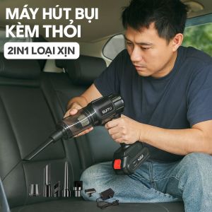 Máy Hút + Thổi Bụi 2in1 Cao Cấp – Pin Rời Lithium Bền Bỉ Lực Hút Cực Mạnh Hàng Loại Xịn