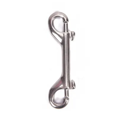 SVSAKZ168 Stainless Steel Double Ended Hook Ended Hook Single Hook Eye Bolt Snap Hook Diving Equipment 70MM Snap Hook Clip Diving Hook