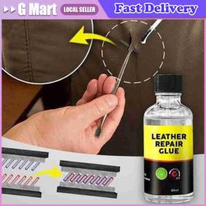 ⭐【LazTop Seller】50ml/30ml Car Leather Repair Liquid Sofa Scratches Strong Glue Quickly Repair Tools For Bags Shoes Auto Leather Maintenance Glue LZC-Leather-Glue