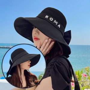 Mũ vải nữ vành rộng chống nắng nhiều màu hàng quảng châu cao cấp Nón chống nắng