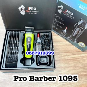 iPro Tông đơ cắt tóc Pro Barber S1095 cao cấp 10W pin Lithium Ion 2000mAh thời gian sử dụng 150 phút lưỡi titan sắc nét