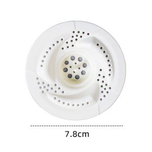 5pcs Anti-clogging Rotating Drain Cover Anti-clogging Rotating Drain Cover Bathroom Sewer Hair Filter Toilet Drainage Cover
