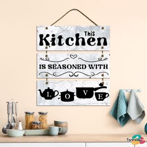 TENNESY Hiasan Dinding Gantungan Tali Pintu Dapur 3 Susun Pajangan Aesthetic Dekorasi Rumah