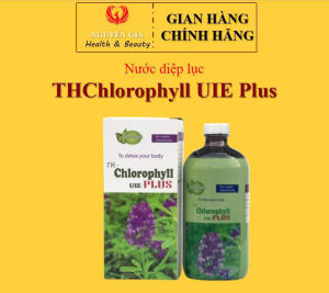 Nước diệp lục cô đặc THChlorophyll UIE Plus thanh lọc cơ thể đẹp da giảm cân chống lão hoá tăng cường sức khoẻ - Chai 500ml