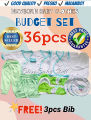 BEST SELLER!! 36pcs Budget Set | Newborn Infant Baby Clothes | 0-6mos Barubaruan Newborn Set | Bliss Baby Stuff. 