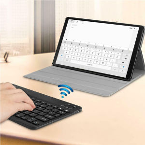 Detachable Wireless Bluetooth Keyboard for Samsung Tab S10 S9 S8 A8 A7 S7 11 Inch T870/T875 with 7 Colors Backlight for Samsung Galaxy Tab S7 Plus FE 12.4 Inch X200/T730/T736/T970/T975 Keyboard Casing