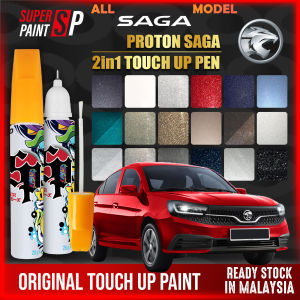【 PROTON SAGA 】Car Touch Up Pen All Color Touch Up Paint Body Scratches Pro Remover Tool DIY Calar Cat Kereta Aikka 补漆笔