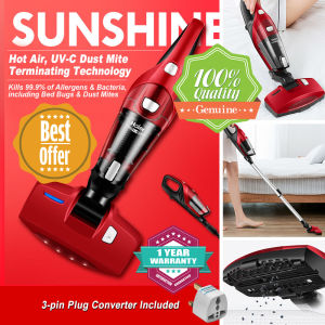 Haier ZC405S UV-C Dust Mite Terminating 3-in-1 Cyclonic Bagless Stick and Handheld Vacuum Cleaner