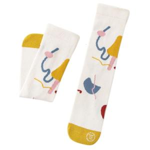 Baby Children Kids Middle Tube Socks Flower Printed Spring Autumn Warm Stocking