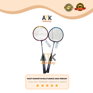 Raket Badminton Bulutangkis Murah Anak Bulu Tangkis Premium atk