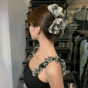 Double-sided Bow Feather Hairpin Korean Fashion Elegant Hair Clip Hair Accessories for Women’s