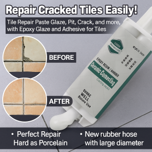 Tile Repair Paste Marble Repair Crack Filler Tile Crack Sealer Quick-drying Glaze For Potholes Gaps And Surface Damage