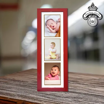 Bingkai Frame Figura Foto 4R susun 3 ( 3 in 1 )