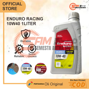 Pertamina Enduro Racing 1 Liter 10w40 JASO Ma2 API SJ Oli Motor Sport